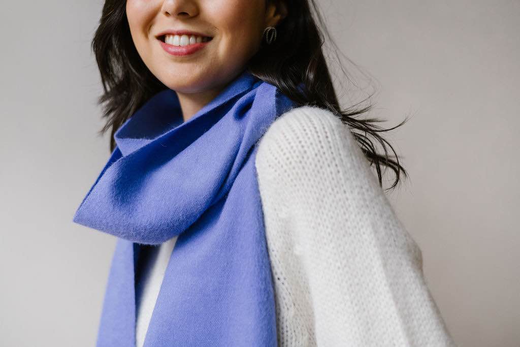 Alpaca wool scarf and jumper, no pilling